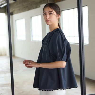 タック袖ブラウス（83033408） | Rose Tiara (Women/大きい