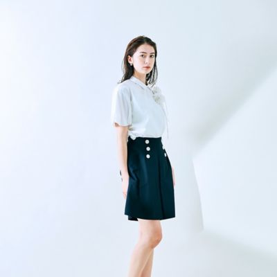 フラワーモチーフリボンブラウス（83033501） | Rose