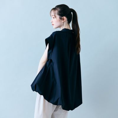 裾バルーンリボンタイ付きブラウス（８３０３３５０２）
