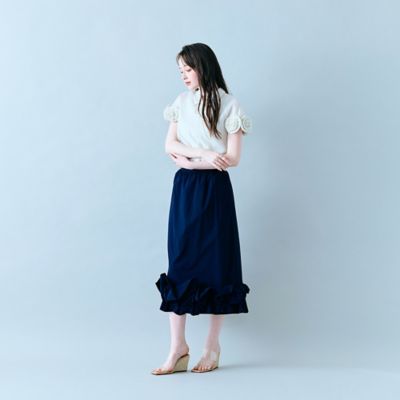 フラワースリーブブラウス（８３０３３５０７）