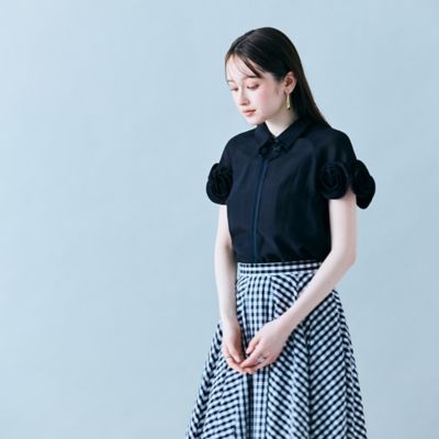 フラワースリーブブラウス（８３０３３５０７）