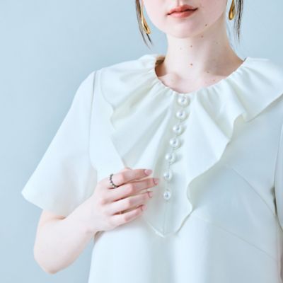 キャサリン♡美品♡ 24allureville ラッフルフリルブラウス
