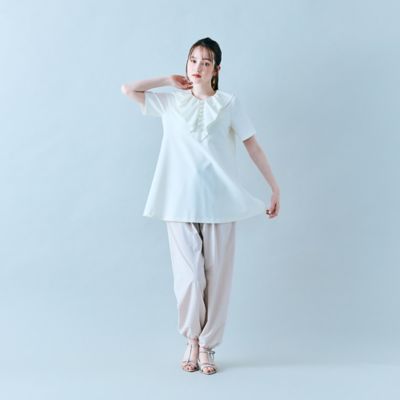 胸元ラッフルフリルブラウス（83033514） | Rose Tiara (Women 