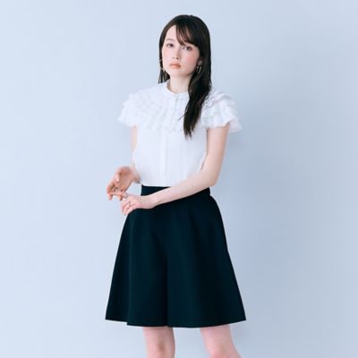 フリルギャザーショルダーブラウス（83033602） | Rose Tiara