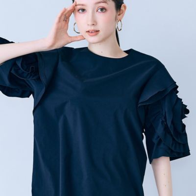 ティアラ 七分袖リボンスリーブブラウス ティアラ 七分袖リボンスリーブブラウス 【公式通販】