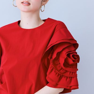 ローズスリーブブラウス（83033606） | Rose Tiara (Women