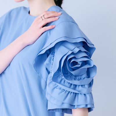 ローズスリーブブラウス（83033606） | Rose Tiara (Women
