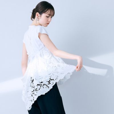 フラワーレースキャミソール（83033615） | Rose Tiara (Women