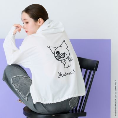 ＜Rose Tiara (Women/大きいサイズ)＞【ＫＵＲＯＭＩ】クロミ　プリントラッシュガード素材パーカー（８３０３３６３０）