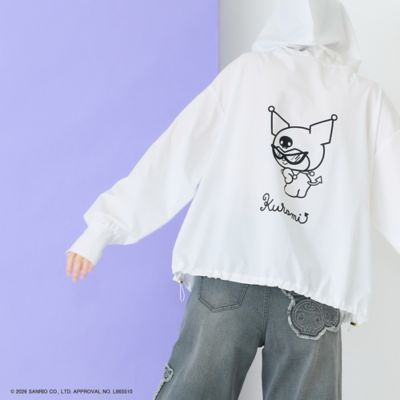 KUROMI】クロミ プリントラッシュガード素材パーカー
