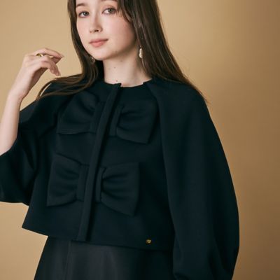 ＜Rose Tiara (Women/大きいサイズ)＞【Ｍ－ＳｔｙｌｅＬｕｘｅコラボ】【人気のため追加】フロントダブルリボンブラウス（８３０３５５１４）