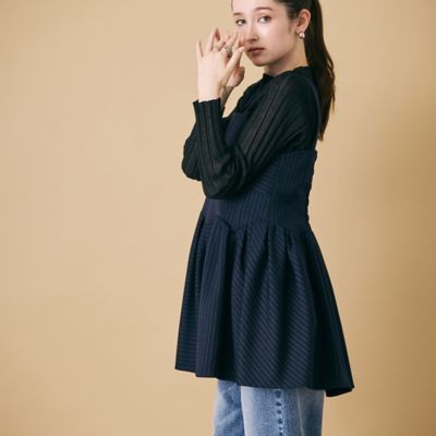 ❤️ローズティアラ❤️サイズ42 ビスチェ風 肩ひもリボン