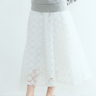 フラワー立体刺繍スカート（83041602） | Rose Tiara (Women