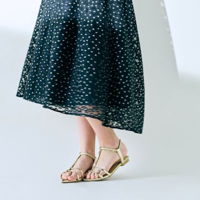 【セットアップ】プチフラワー刺繍スカート（８３０４２５０５）