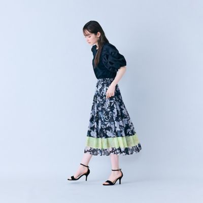 専用✨POLO　 RALPHLAUREN パネルド マキシスカートフラワードット POLO RALPH LAUREN♪パネル柄リネンスカート S チェック 花柄 - メルカリ