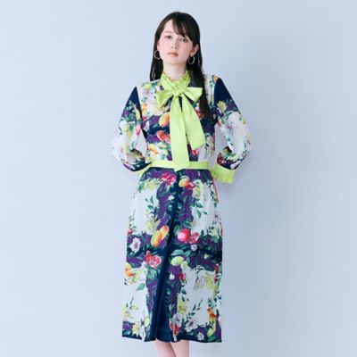 フルーツパネルプリントボックスタックスカート（83042610