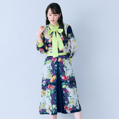 フルーツパネルプリントボックスタックスカート（83042610