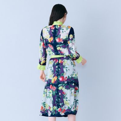 フルーツパネルプリントボックスタックスカート（83042610