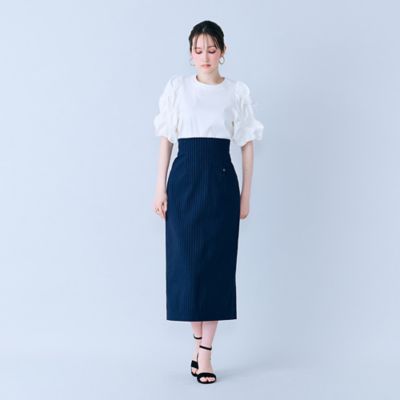 ショルダーストラップ付きタイトスカート（83043602） | Rose