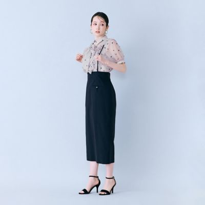 ＜Rose Tiara (Women/大きいサイズ)＞ショルダーストラップ付きタイトスカート（８３０４３６０２）