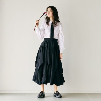 【美品】Rose Tiara ローズティアラ　スカート　大きいサイズ　46 タックバルーンスカート（83045501） | Rose Tiara
