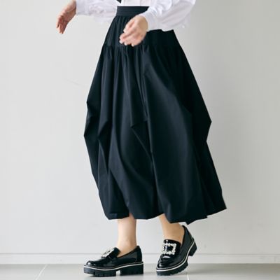 【美品】Rose Tiara ローズティアラ　スカート　大きいサイズ　46 タックバルーンスカート（83045501） | Rose Tiara