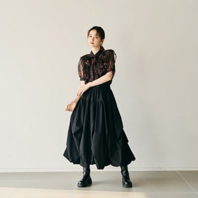 【さやか】タックバルーンスカート タックバルーンスカート（83045501） | Rose Tiara