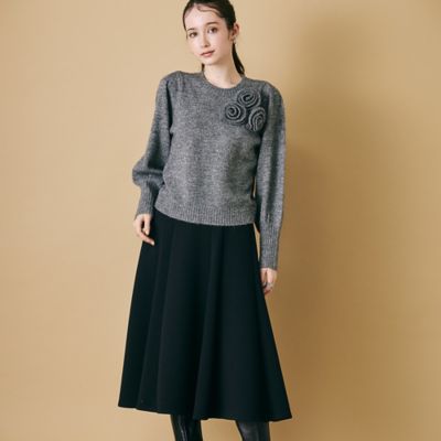 ＜Rose Tiara (Women/大きいサイズ)＞シンプルふんわりスカート（８３０４６５０１）
