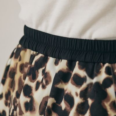 美品 SOVレオパード ヒョウ柄 ボリュームスカート36 美品 SOV