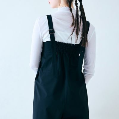 【大人百花掲載】ワイドシルエットサロペット（８３０５２５０４）