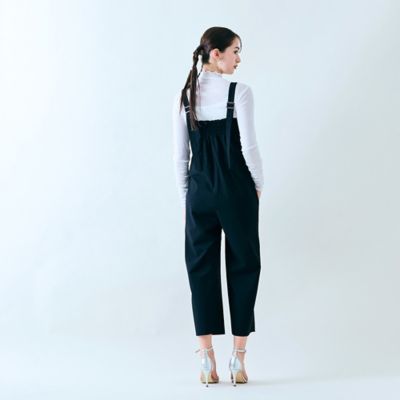 【大人百花掲載】ワイドシルエットサロペット（８３０５２５０４）