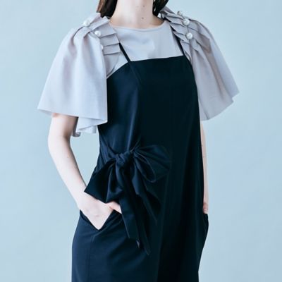 リボン付きキャミソールサロペット（８３０５３５０４）