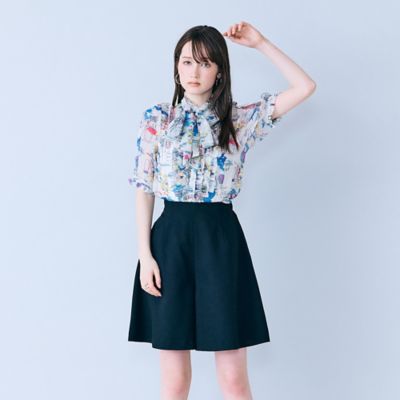 フレアキュロットパンツ（83053601） | Rose Tiara (Women