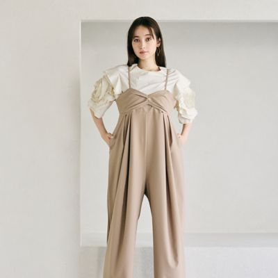 胸元リボンサロペット（83055504） | Rose Tiara (Women