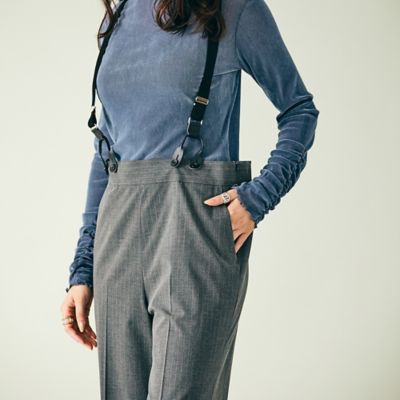 サスペンダー付きパンツ（83056406） | Rose Tiara (Women