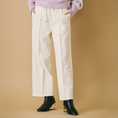 ウォームストレッチワイドパンツ／White（83056503