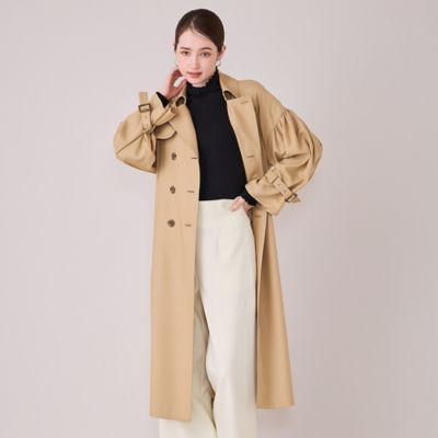 モデル美香着用】【軽量】ラグジュアリートレンチコート