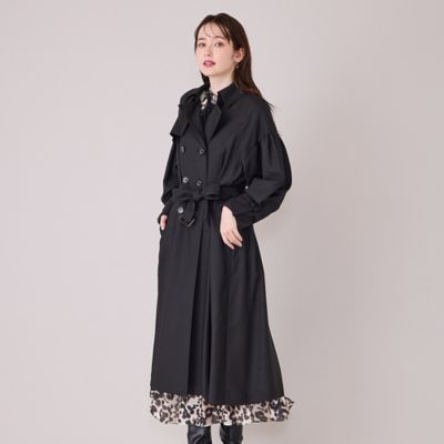 モデル美香着用】【軽量】ラグジュアリートレンチコート