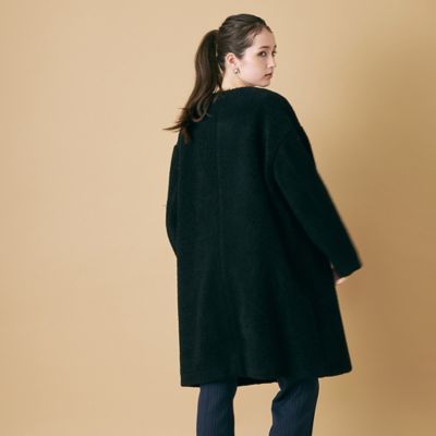 ボアロングコート（83086501） | Rose Tiara (Women/大きい