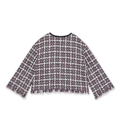 【美品】Rose Tiara ローズティアラ ファンシーツイードジャケット フォーマルに着られるツイードシリーズ | Rose Tiara【ローズティアラ】