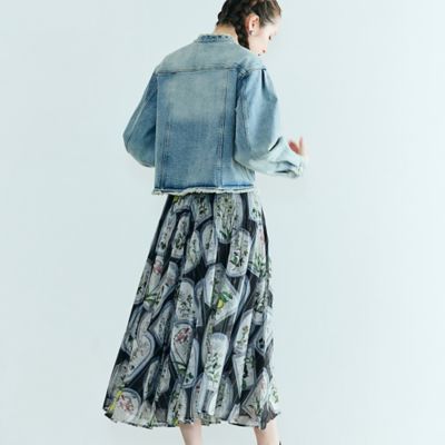 パールボタンデニムジャケット（83101603） | Rose Tiara