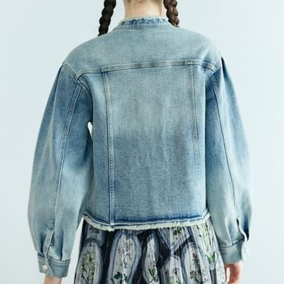 パールボタンデニムジャケット（83101603） | Rose Tiara