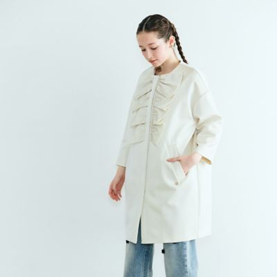 リボンフリルコクーンコートジャケット（83101604） | Rose