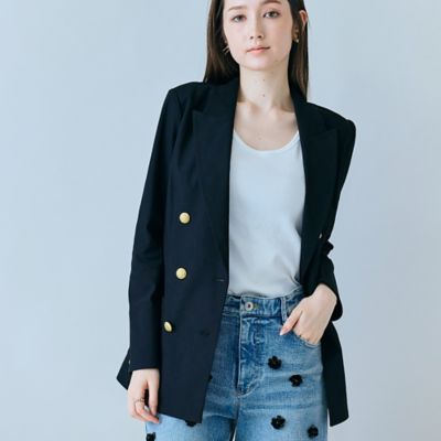 シンプルダブルジャケット（83102601） | Rose Tiara (Women