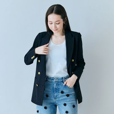 シンプルダブルジャケット（83102601） | Rose Tiara (Women