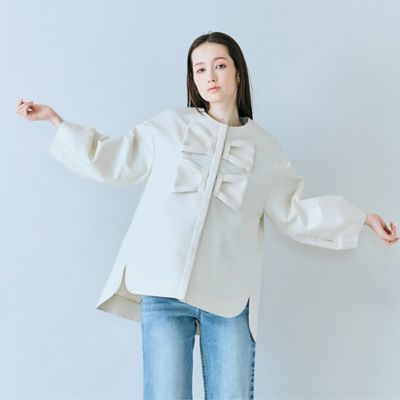 ダブルリボンジャケット（83102602） | Rose Tiara (Women