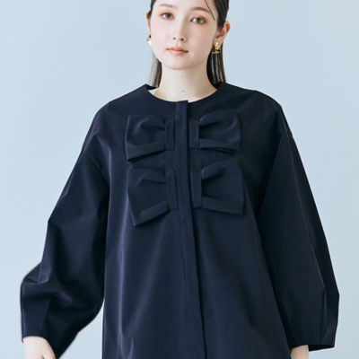 ＜Rose Tiara (Women/大きいサイズ)＞ダブルリボンジャケット（８３１０２６０２）