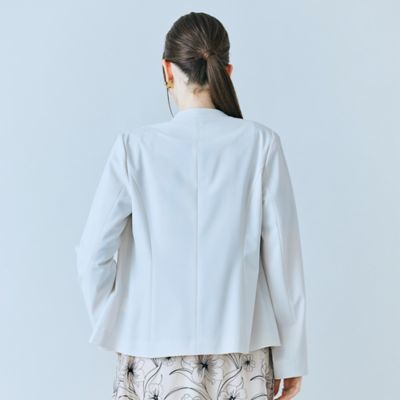 ノーカラーコンパクトジャケット（83102603） | Rose Tiara
