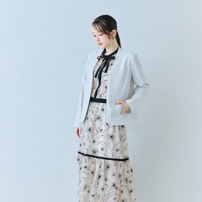 ノーカラーコンパクトジャケット（83102603） | Rose Tiara