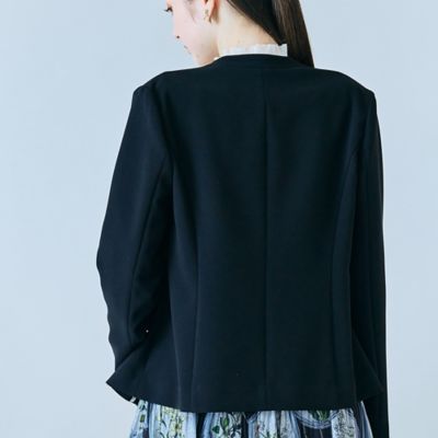 ノーカラーコンパクトジャケット（83102603） | Rose Tiara